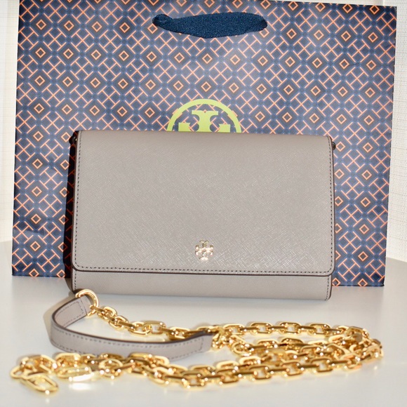 TORY BURCH EMERSON CHAIN WALLET CROSSBODY BAG - Picture 6 of 7